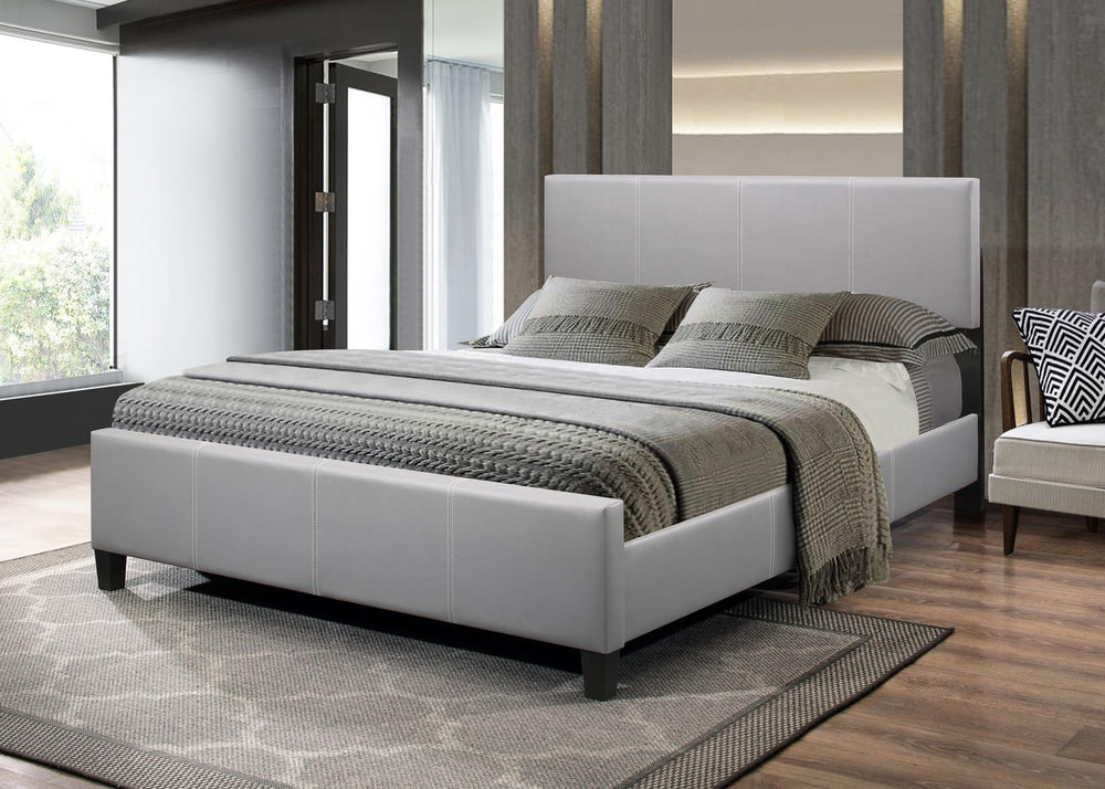 B680 LIGHT GRAY PU BED