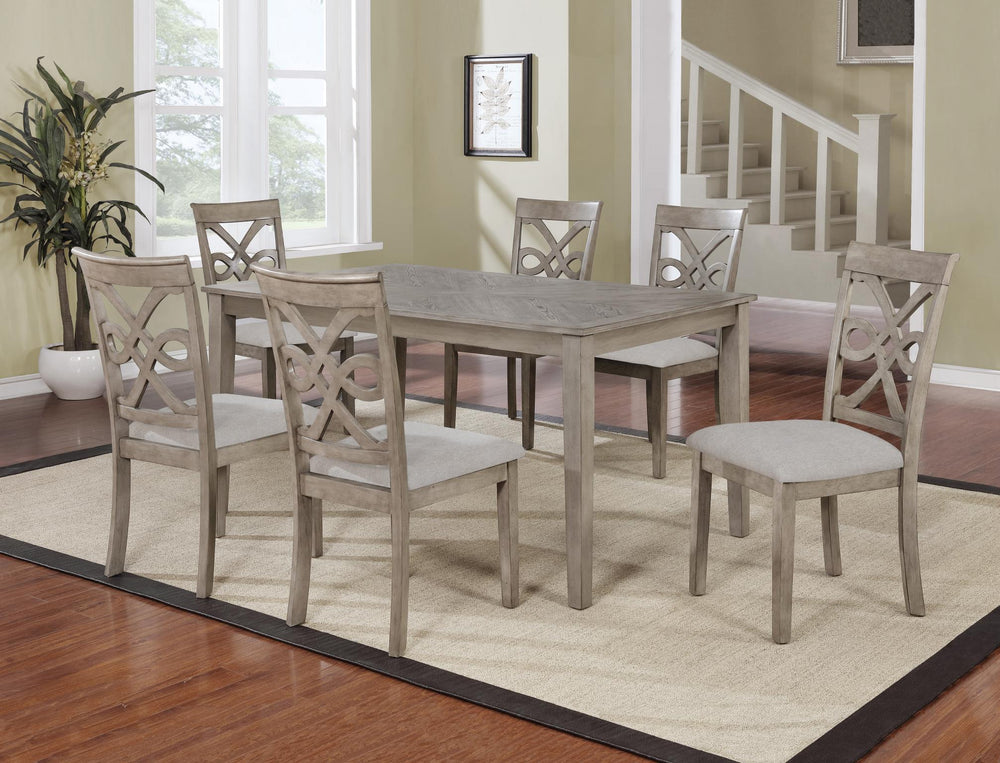 D3799 7PC DINING SET(7IN1)